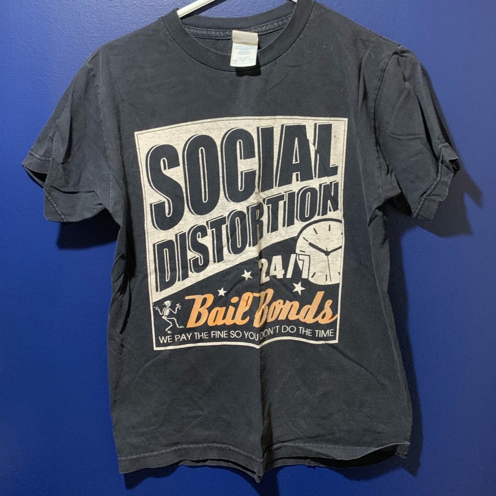 Mens Vintage Social Distortion shirt